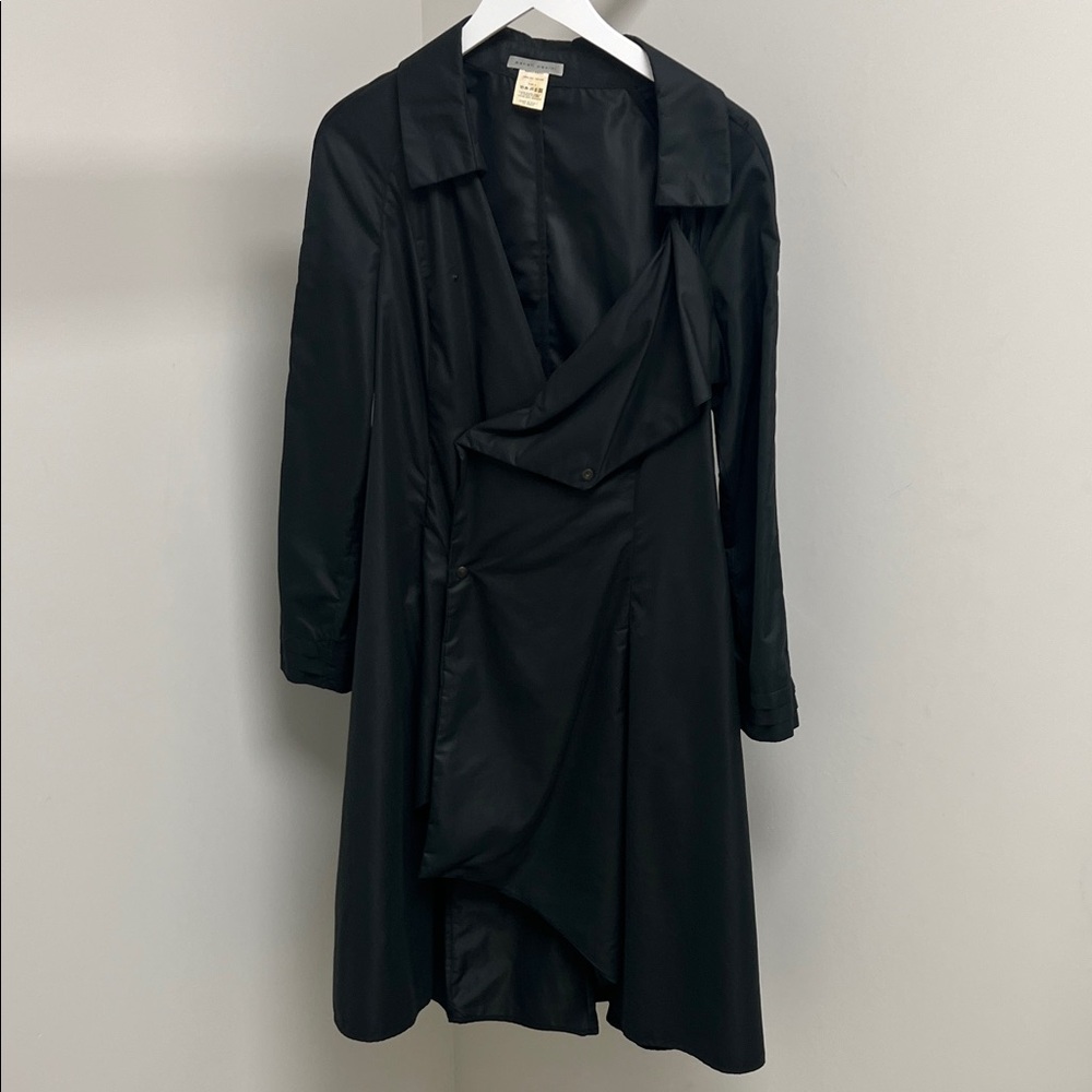 Sarah Pacini Black Trench Coat